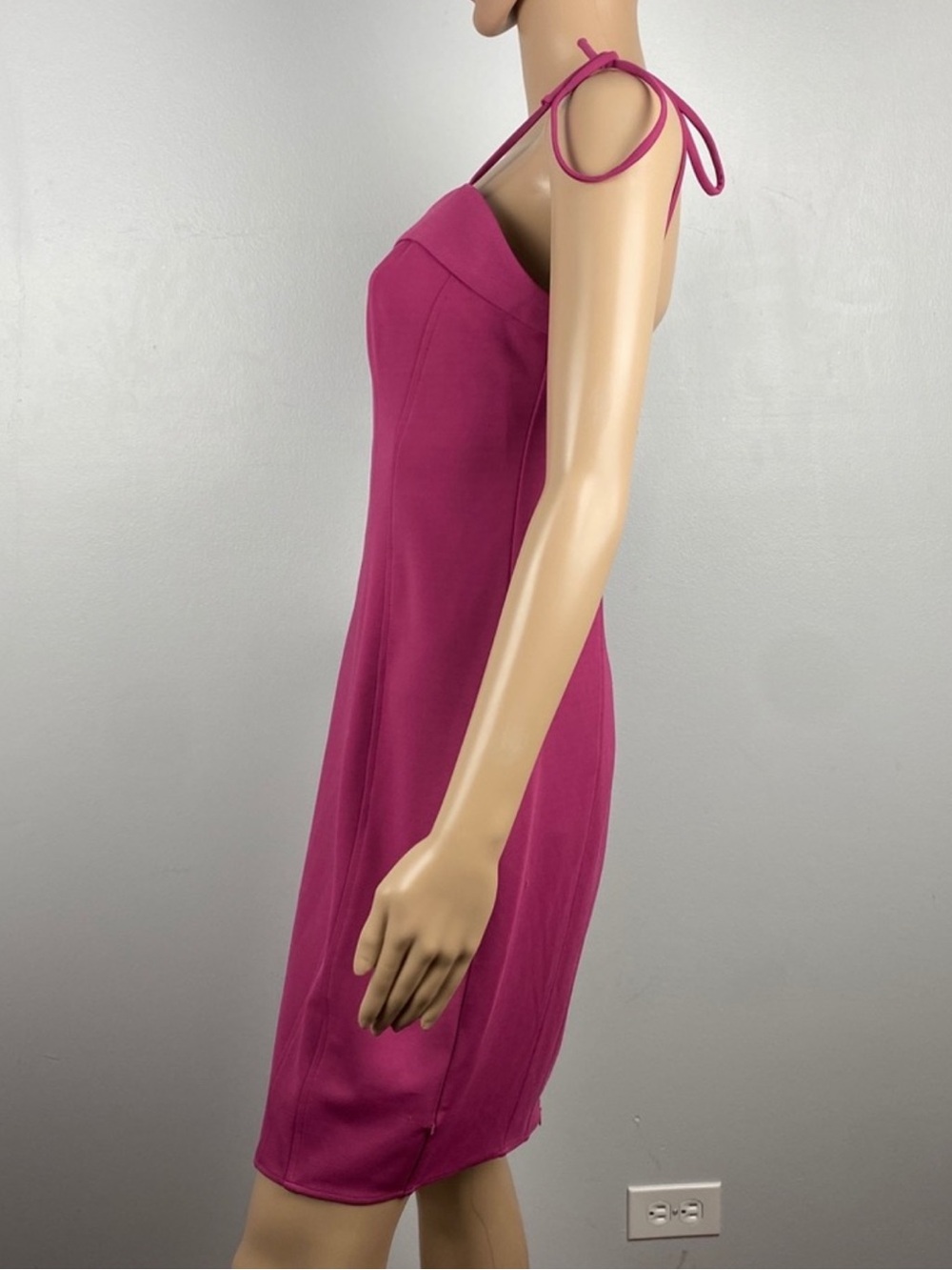 ZAC ZAC POSEN PINK SWEETHEART NECK MINI DRESS - Picture 4 of 6